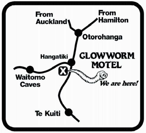 Glow Worm Motel Waitomo Caves Exterior photo